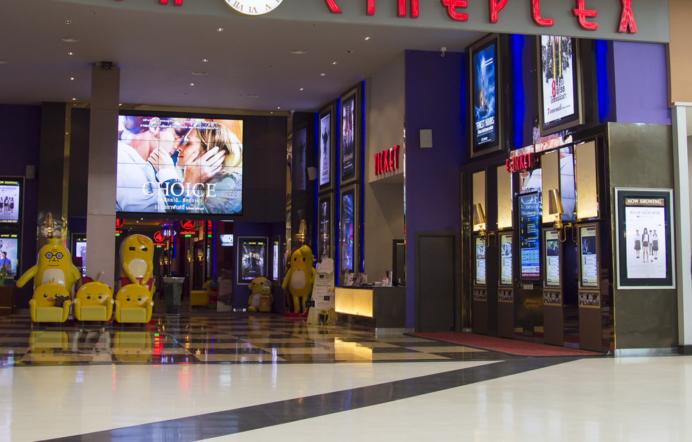 movie theater digital signage